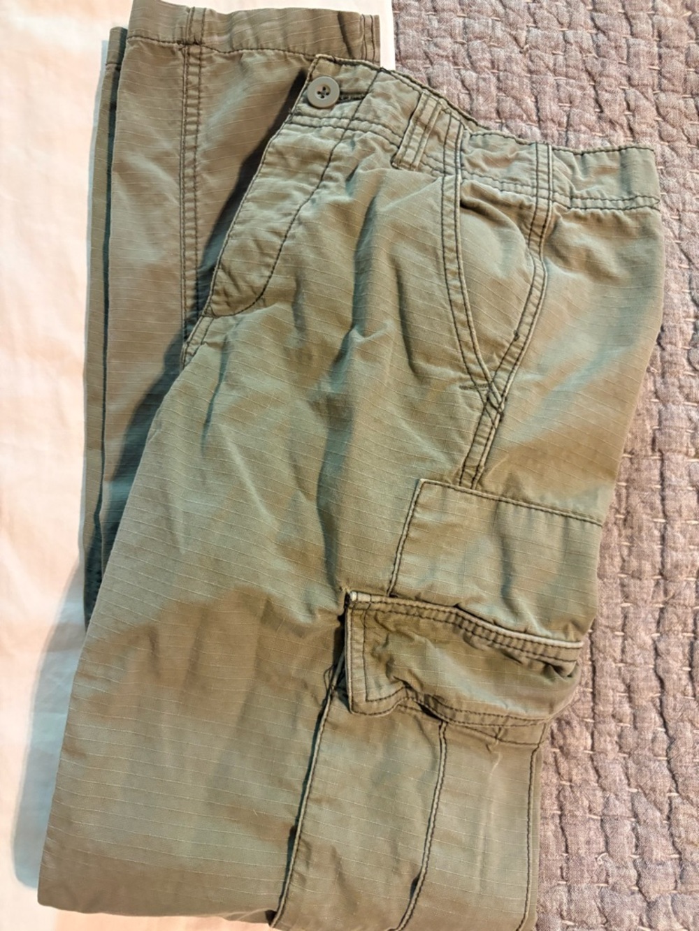 Free People Olive Utility Cargo  Pants XS